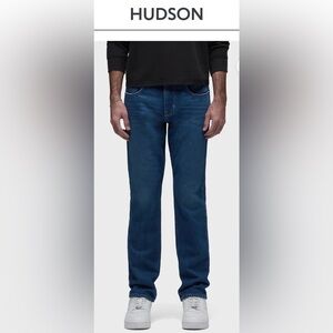 Hudson Jeans Men's Byron Fit Straight Leg Denim - Dark Blue 28in Inseam